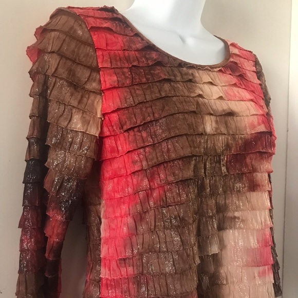 Notations Ruffled Layers Top - Picture 3 of 12